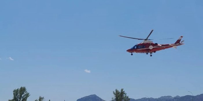 Konya'da İş Yerinde Kalp Krizi Geçiren İşçi Hava Ambulansıyla Hastaneye Sevk Edildi