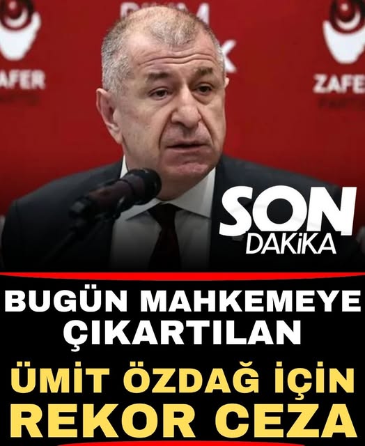 Ümit Özdağ'a Rekor Ceza: Detaylar