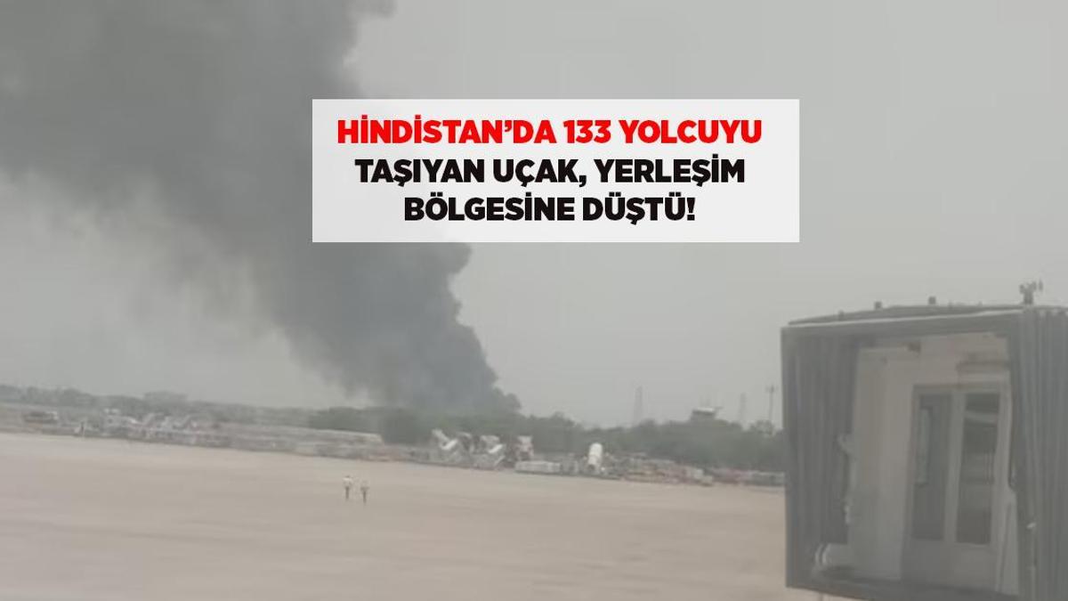 Hindistan'da Yolcu Uçağı Düşmesi: En Az 204 Kişi Hayatını Kaybetti