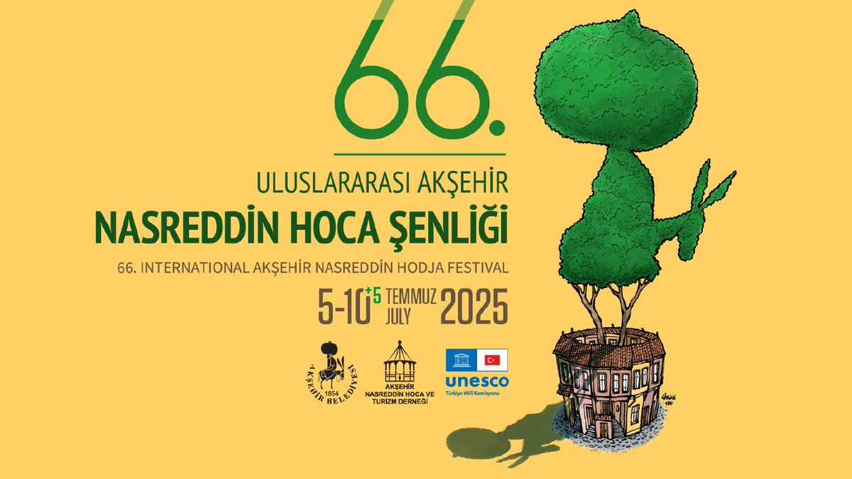 66. Uluslararası Akşehir Nasreddin Hoca Şenliği Başlıyor: 10 Gün Sürecek Etkinliklerle Şenlik Coşkusu