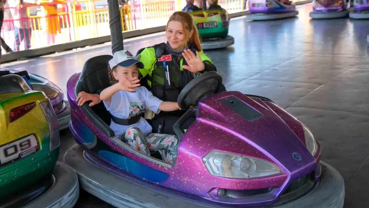 Denizli Emniyetinden Özel Çocuklara Lunapark Ziyaretiyle Mutluluk Dolu Anlar