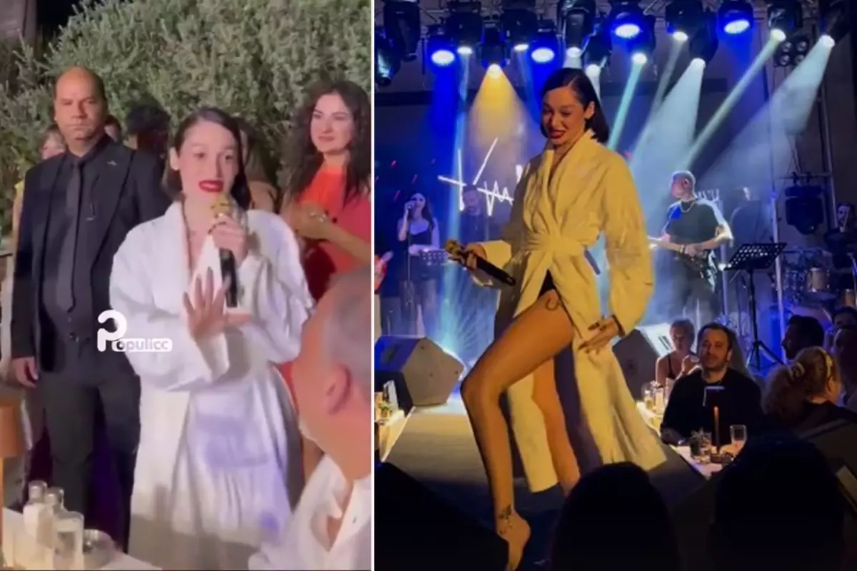 Alya Konser Sahnesinde Valiz Krizi Yaşadı: Bornozla Çıktı