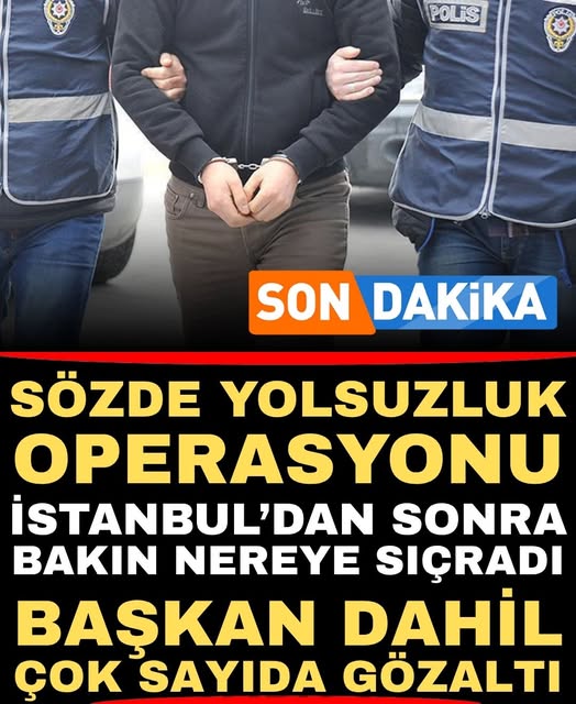 AKP'li Gemiler Yaktı İddiası: Bir Belediye Başkanı Daha Gözaltına Alındı