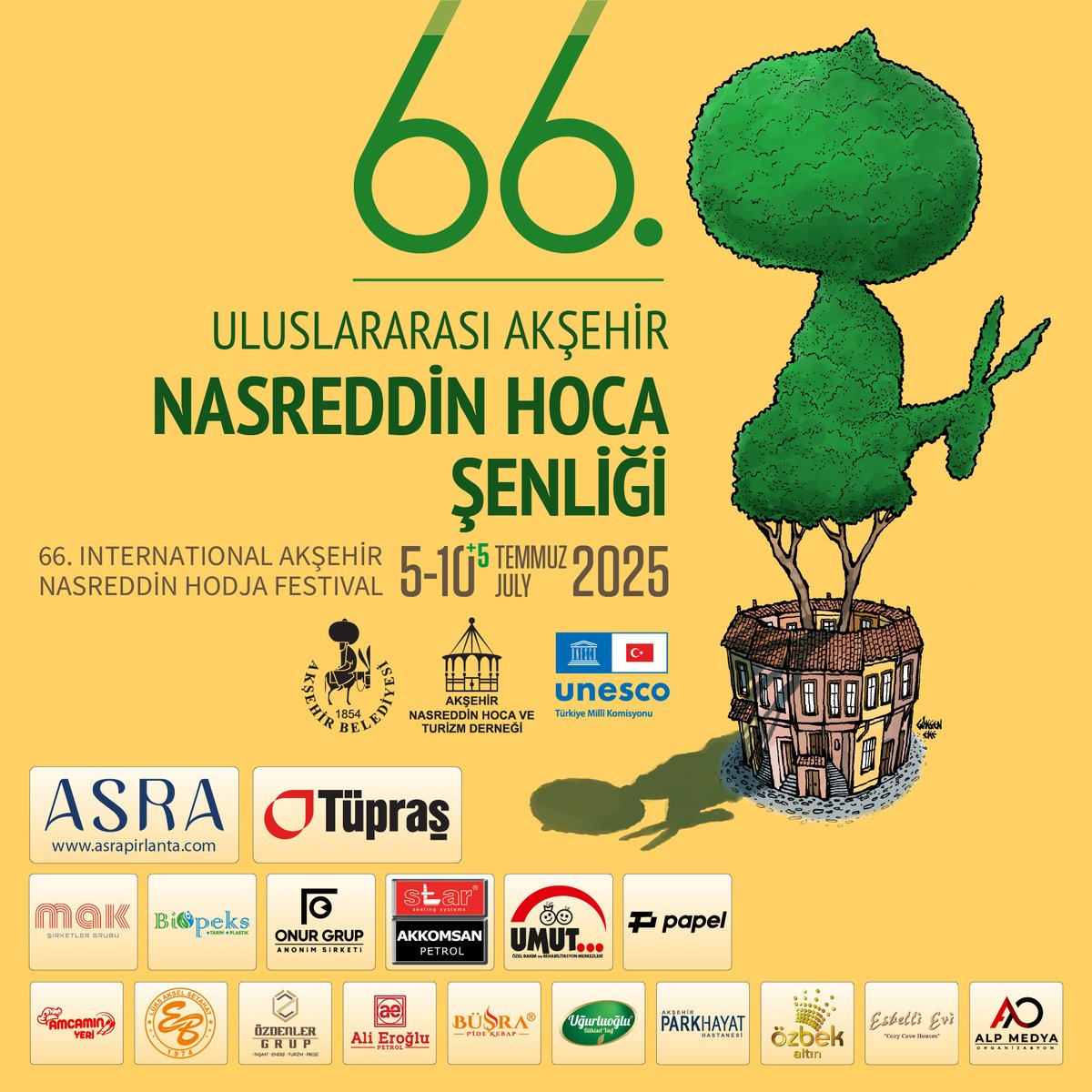 Akşehir'de Nasreddin Hoca Şenliği Başlıyor: Temmuz Ayında Coşkulu Etkinlikler