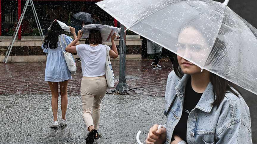 Son Dakika: Meteoroloji'den 3 İl İçin Alarm Verildi: Sağanak Yağış ve Fırtına Uyarısı