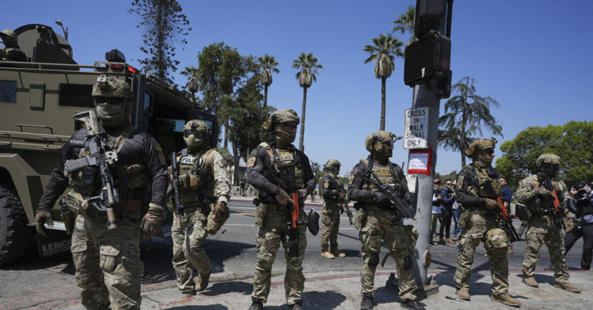 Pentagon Los Angeles'taki Protestolar Sonrası Ulusal Muhafızları Geri Çekiyor