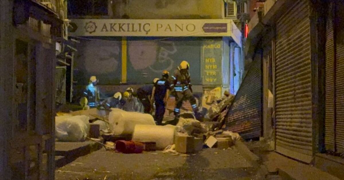 Beyoğlu'nda Bina Çökmesi: Arama Kurtarma Çalışmaları Devam Ediyor