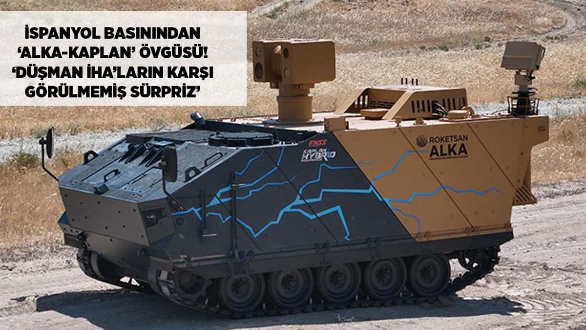 Türk Savunma Sanayisi ALKAKAPLAN ile İspanyol Basınında Manşet Oldu