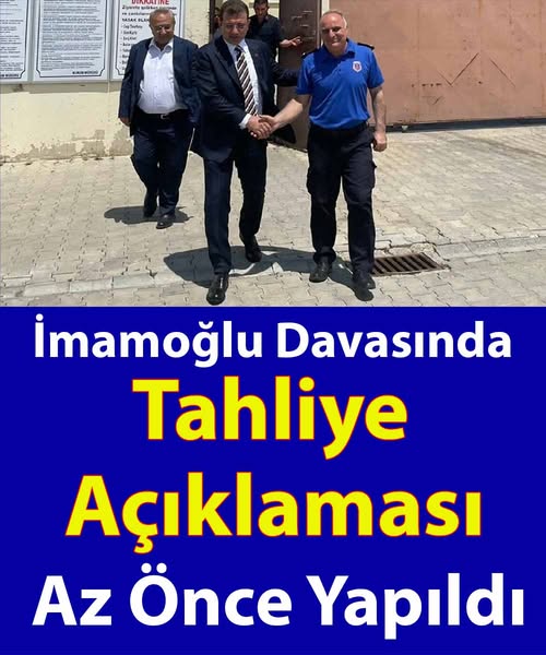 İmamoğlu ve Ekibine Sevince Boğan Karar