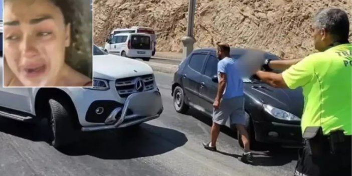 Bodrum'da Trafikte Emniyet Şeridinden İlerleyen Dilan Çıtak Polisle Karşı Karşıya
