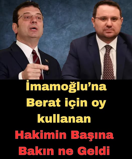 Hakim Açıklaması Sonrası Tepkiler: İmamoğlu'na Destek Mesajı Veren Hakim Baskı Altına Alındı İddiası