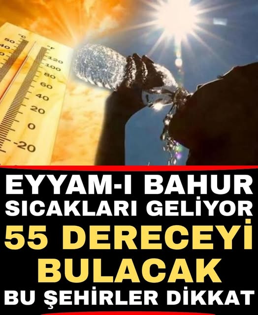 Yüksek Sıcaklık Uyarısı: 55 Dereceyi Bulacak Aşırı Hava Koşullarıyla Dikkatli Olun